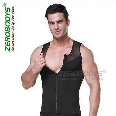 Body Shaper Vest - Powernet Zipper Body Shaper Vest - Ultimate Slimming Effect!! • £11.99