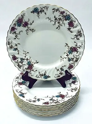 Minton China Ancestral 8  SALAD PLATES - MULTIPLES Wreath S-376 Excellent • $9.95