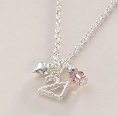 Birthstone Necklace For Age 21 Jewellery Gift For 21st Birthday New! • £12.99