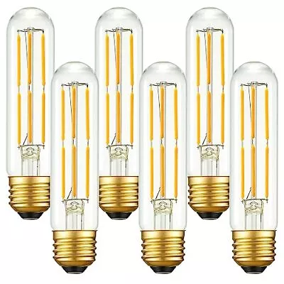 5 Inch T10 Led Bulb6w Tubular Light Bulb Equivalent E26 Led Bulb 60 Watt Dimmabl • $34.11