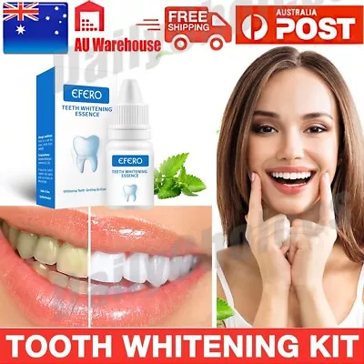 New Instant Tooth Whitening Kit White Teeth Clean Gel Uv Bleach Dental Strength • $12.39