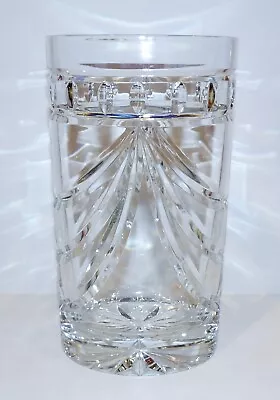 Stunning Large Waterford Crystal Beautifully Cut 10  Oval Vase • $146.99