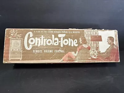 Vintage Controla Tone  TV Or Radio With Orig. Box UNTESTED Vintage Appliance • $14.99
