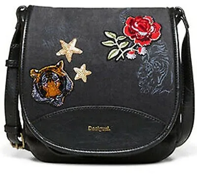 Desigual Women's Embroidery Flap Crossbody Bag/Shoulder Bag Brand New With Tag • $69