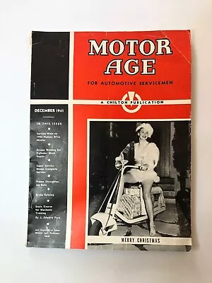 Vintage Motor Age Magazine A Chilton Publication Dec. 1941  • $15