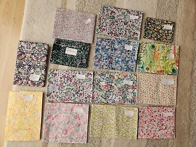 Liberty Tana Lawn Fabric Bundle Of 14 Squares 45cm Approx • £7.50