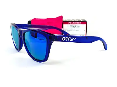 Oakley Sunglass Frogskins Crystal Purple W/Violet Iridium Polarized 9013-H8 • $140