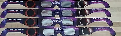 NEW 4 PACK Eclipse Glasses American Paper Optics SHIPS FREE WITH TRACKING • $14.99