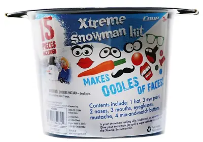 BRAND NEW Xtreme Snowman Decoration Kit - Fun For Kids With FREE Shipping!!! • $14.99