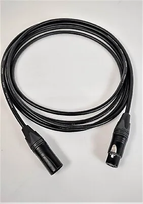 XLR CABLE M-F  Canare Neutrik Gold Connectors 3/6/10/15/20/25/50/75/100 FT • $30.99