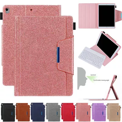 $26.79 • Buy For IPad 5/6/7/8/9th Gen Air Pro 11  Flip Leather Wallet Case Cover W/ Keyboard