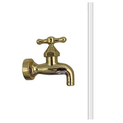 £8.30 • Buy 1 Set Invisible Tap Water Feature Chic Garden Decor Decorative Pond Decor For