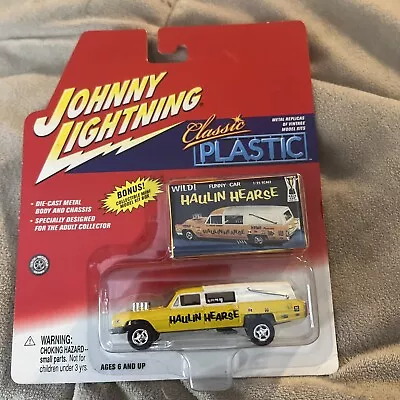 Vintage 2001 Johnny Lightning Classic Plastic Haulin Hearse New • $13.60