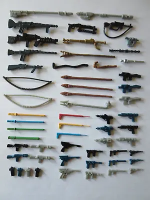 57 Vintage Star Wars Weapons Figures Lot  Repros • $31.99