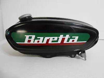 Moped Fuel Gas Tank Baretta Minarelli Vintage Black MICROMOTOR MOTORCYCLE BIKE • $179