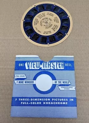 VINTAGE VIEW MASTER REEL BLUE RING / Yosemite / # 132 • $8.80