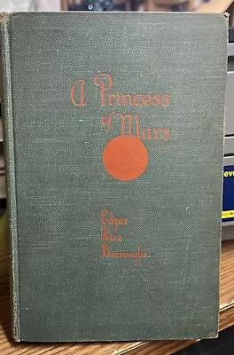 A Princess Of Mars Edgar Rice Burroughs 1917 1st Edition. Vintage. McClurg. • $100