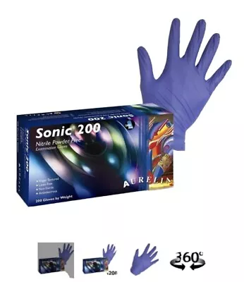 Box 200 XL Nitrile Examination Gloves (Latex + Powder Free) Medical/Surgical • £17