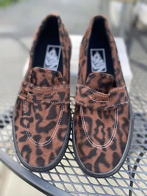 VANS Style 53 Unisex Loafer Slip On Shoe - Leopard Print Sz 6.5W/5M New W/o Box • $45.99