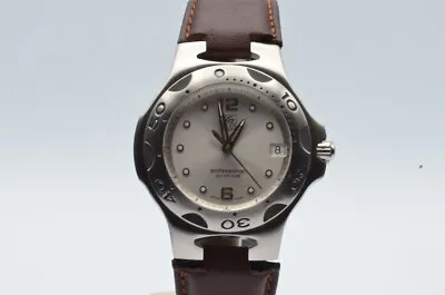 TAG Heuer Professional Kirium Men's Watch Quartz 38MM Steel Fine WL1111 Leather • £479.62