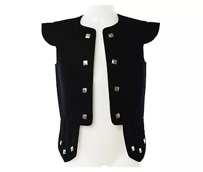 Scottish Chieftain Piper Jacobite Vest Highlander Traditional Kilt Vest For Men • $55