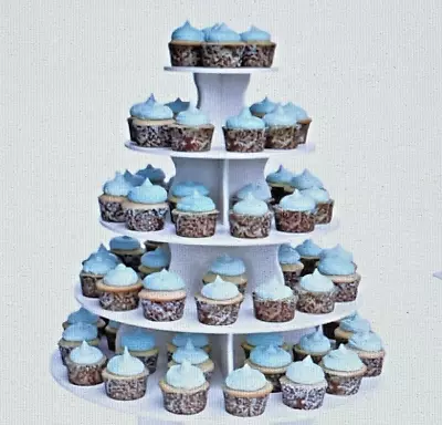 THE SMART BAKER PRO 5-Tier Cup Cake Stand Display Tower Dessert Tray • $92.75
