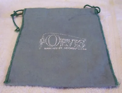 11123 Orvis Fly Reel Pouch Light Green  Approx 6  X 5  Marked • $7.20