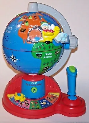 $19.99 • Buy Vtech Fly & Learn Globe Interactive Educational Talking Toy Geography Atlas-NICE