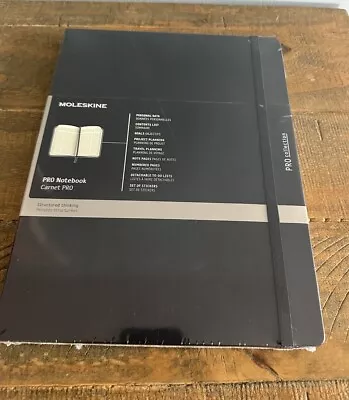 Moleskine Professional Notebook 96 Sheets Black  New • $18