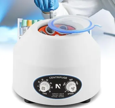 Mini Centrifuge Machine 10Mlx6 Lab Desktop Centrifuges Electric Centrifuge 30 • $49.99