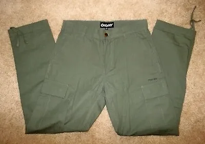 NEW Only NY CARGO US Military M65 Style COMBAT Army Green TACTICAL Ripstop PANTS • $69.99