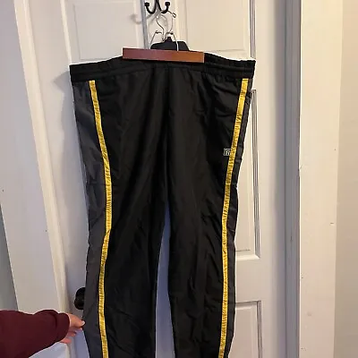 Vintage Fubu Black And Yellow Baggy Track Suit Pants Sweatpant XL Men’s • $39.99