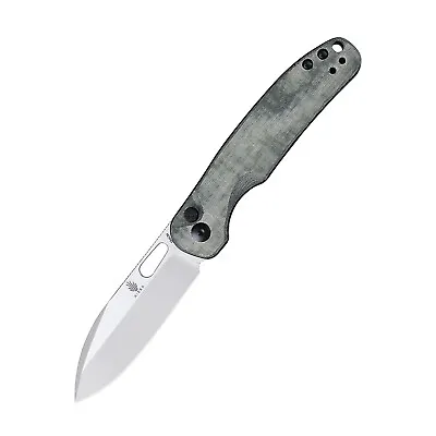 Kizer HIC-CUP EDC Pocket Knife Green Micarta Handle 154CM Blade V3606C1 • $49.20