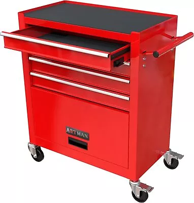 Rolling Tool Storage Cabinet With 4 Drawers Tool Chest Cart With Mechanics Tool • $266.99