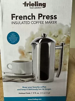 Frieling Stainless Steel French Press Coffee / Tea Maker 17 Oz # 0102 • $35