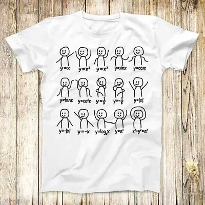 Algebra Dance Graph Figures Math T Shirt Meme Men Women Unisex Top Tee 4838 • £6.35