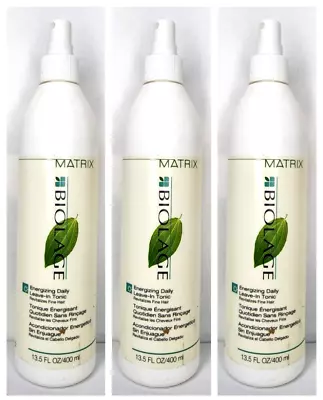 3 Matrix Biolage ENERGIZING DAILY LEAVE IN TONIC Spray 13.5 Oz Each • $80.99