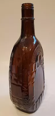 Vintage 1950 Calvert Reserve Brown Glass Whiskey Liquor Bottle Decanter 4/5 Qt • $17