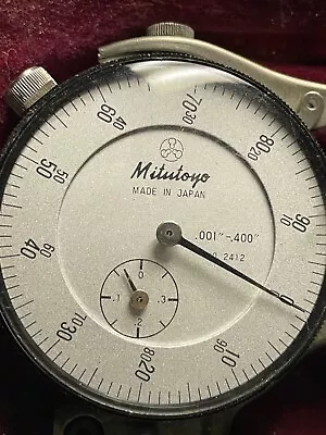 Vintage Mitutoyo Gauge Dial Thickness   .001  - .400  IN CASE • $62.26