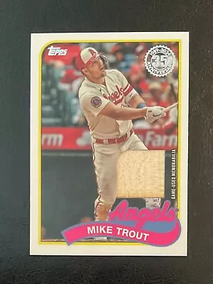 Mike Trout 2024 Topps Series 1 1989 35th Anniversary Bat Relic #89br-mt • $9.99
