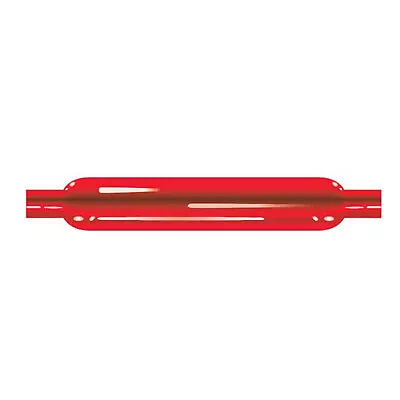 AP Exhaust 87510CB Cherry Bomb Glass Pack Series Steel Round Red Exhaust Muffler • $44.95