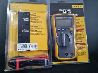 £140 • Buy ORIGINAL Fluke 114 Electrical Digital Multimeter - True RMS Multi Meter