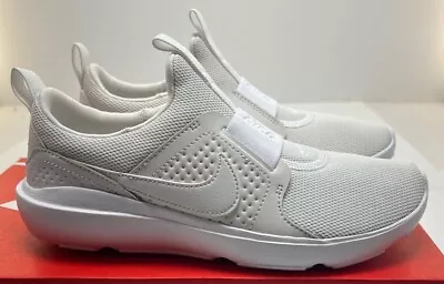 NIKE Women's Ad Comfort Shoe DJ1001-100 White / White Free Shipping • $39.99