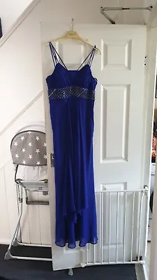 Butterfly Matthew Williamson Dress Purple Size12 Goddess Style High  Quality • £14