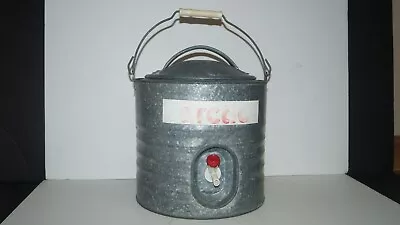 Vintage Galvanized Steel ARCTIC Water Cooler / Dispenser - NICE & CLEAN! • $29