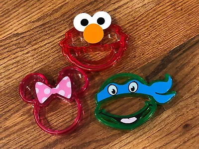 Minnie Mouse TMNT & Elmo Large Plastic Cookie Cutters • $10