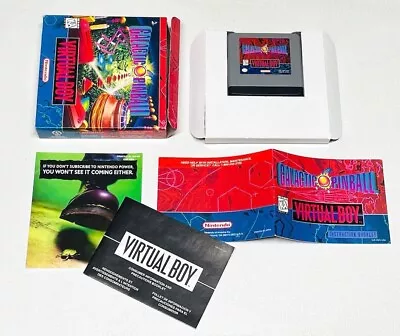 Galactic Pinball - Complete Nintendo Virtual Boy Game CIB NVB - Authentic • $74.80