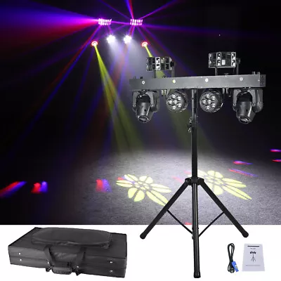 5 In 1 DJ Lights LED Moving Head Par Effect Stage Laser Lighting System DMX  • $429