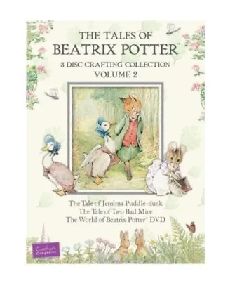 The Tales Of Beatrix Potter: 3 Disc Crafting Collection Volume 2. CD/DVD. NEW • £7.99