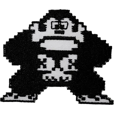 £2.79 • Buy Donkey Kong Patch Iron On Sew On Embroidered Badge NES 8 Bit Video Game Applique